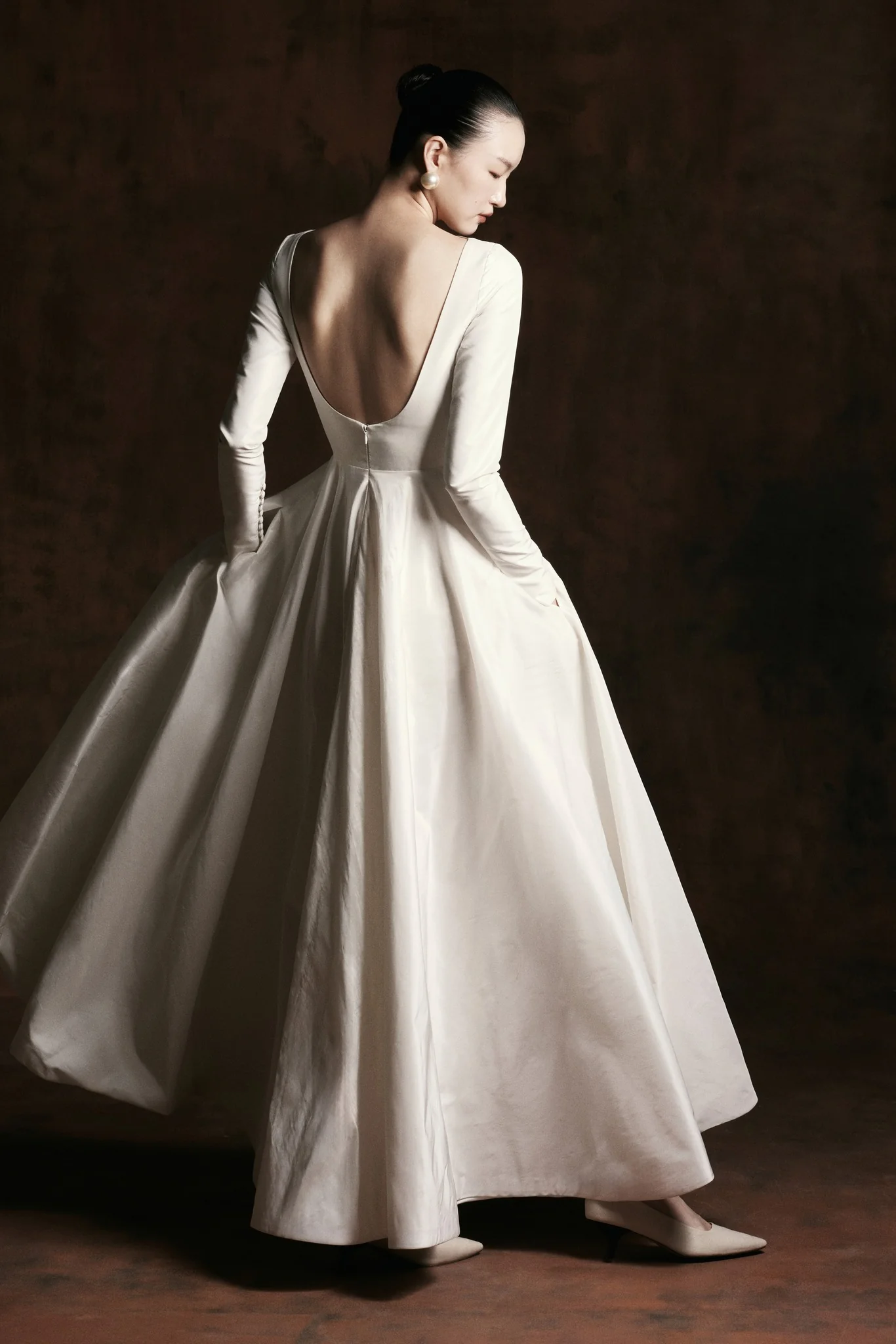 Prim Taffeta Dress - Image 3