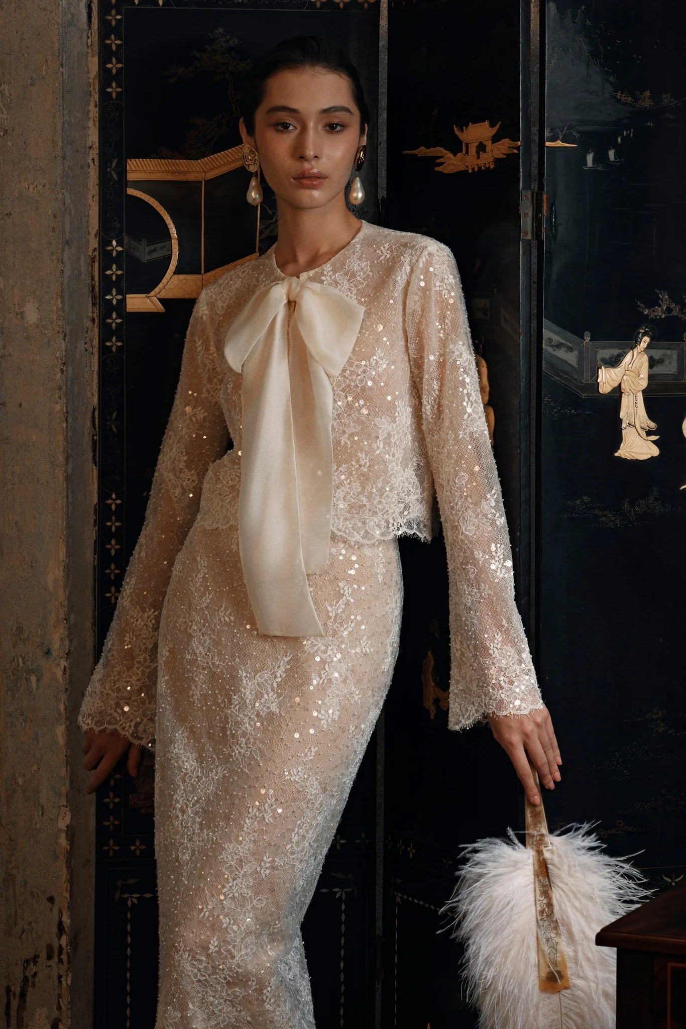 Shimmer Lace Skirt - Image 2